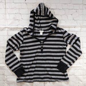 VINTAGE FASHION BUG LONG SLEEVE HOODED TEE SIZE L